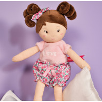 Doudou Jolijou Bábika LES PIPELLETTES 25 cm 1 ks