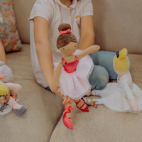 Doudou Jolijou Bábika baletka Isadora 35 cm