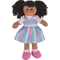Bigjigs Toys Látková bábika Kira 28 cm