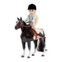Lottie Bábika džokejka s koňom