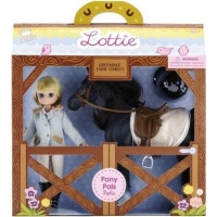 Lottie Bábika džokejka s koňom
