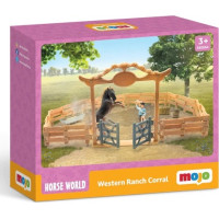Mojo Westernový ranč Corral s koňom a kovbojom