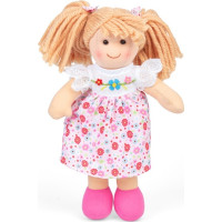 Bigjigs Toys Látková bábika Georgia - malá 25 cm