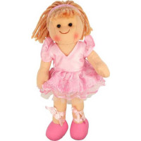 Bigjigs Toys Látková bábika Lily 28 cm