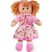 Bigjigs Toys Látková bábika Kelly 34 cm