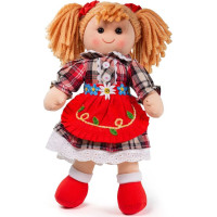 Bigjigs Toys Látková bábika Mandie 34 cm