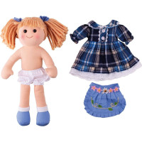 Bigjigs Toys Látková bábika Katie 34 cm