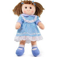 Bigjigs Toys Látková bábika Amelia 38 cm