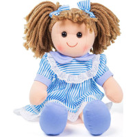 Bigjigs Toys Látková bábika Amelia 38 cm