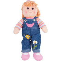 Bigjigs Toys Látková bábika Penny 38 cm