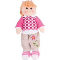 Bigjigs Toys Látková bábika Melanie 38 cm