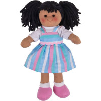 Bigjigs Toys Látková bábika Kira 28 cm