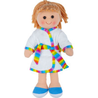 Bigjigs Toys Látková bábika Michelle 34 cm