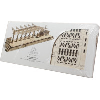 Ugears 3D drevené mechanické puzzle Železničné nástupište