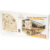 Ugears 3D drevené mechanické puzzle Náves pre ťahač Heavy Boy