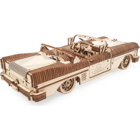 Ugears 3D drevené mechanické puzzle VM-05 Auto (50&#39;s convertible)