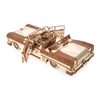 Ugears 3D drevené mechanické puzzle VM-05 Auto (50&#39;s convertible)