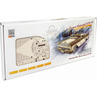 Ugears 3D drevené mechanické puzzle VM-05 Auto (50&#39;s convertible)