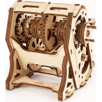 Ugears 3D drevené mechanické puzzle STEM výuková prevodovka
