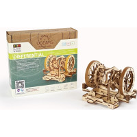 Ugears 3D drevené mechanické puzzle STEM výukový diferenciál