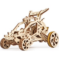 Ugears 3D drevené mechanické puzzle Mini bugina