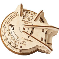 Ugears 3D drevené mechanické puzzle STEM krivkomer (opisometer)