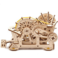 Ugears 3D drevené mechanické puzzle STEM výukový variátor