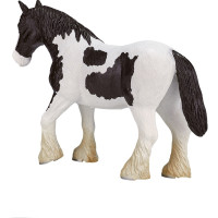 Mojo Clydesdale kôň čiernobiely