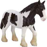 Mojo Clydesdale kôň čiernobiely