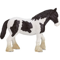 Mojo Clydesdale kôň čiernobiely