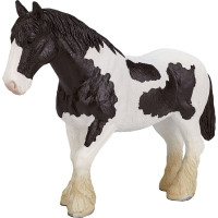Mojo Clydesdale kôň čiernobiely