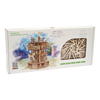 Ugears 3D drevené mechanické puzzle Kolotoč
