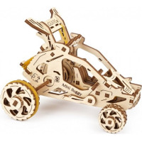 Ugears 3D drevené mechanické puzzle Mini bugina