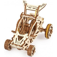 Ugears 3D drevené mechanické puzzle Mini bugina