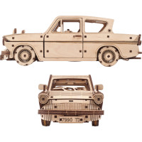 Ugears 3D drevené mechanické puzzle Harry Potter Lietajúci Ford Anglia