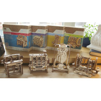 Ugears 3D drevené mechanické puzzle STEM výukové kyvadlo
