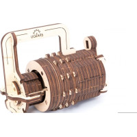 Ugears 3D drevené mechanické puzzle Zámok