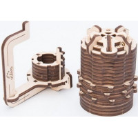 Ugears 3D drevené mechanické puzzle Zámok