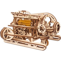 Ugears 3D drevené mechanické puzzle Steampunková ponorka