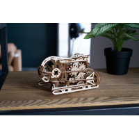 Ugears 3D drevené mechanické puzzle Steampunková ponorka