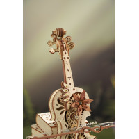 RoboTime 3D drevené mechanické puzzle Čarovné violončelo (elektrický pohon)