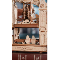RoboTime 3D drevené mechanické puzzle Tlačiarenský lis