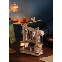 RoboTime 3D drevené mechanické puzzle Tlačiarenský lis