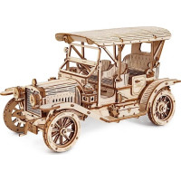 RoboTime Drevené 3D puzzle Historické auto - Vintage car
