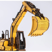 RoboTime drevené 3D puzzle Bager