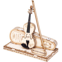 RoboTime drevené 3D puzzle Viola