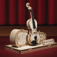 RoboTime drevené 3D puzzle Viola