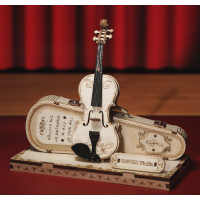 RoboTime drevené 3D puzzle Viola
