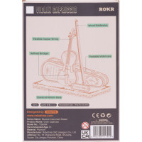 RoboTime drevené 3D puzzle Viola