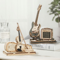 RoboTime drevené 3D puzzle Viola